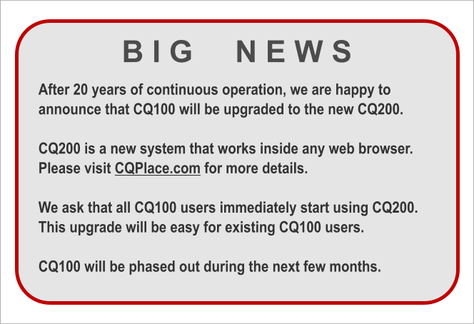 Moving Notice. Visit cqplace.com for details.